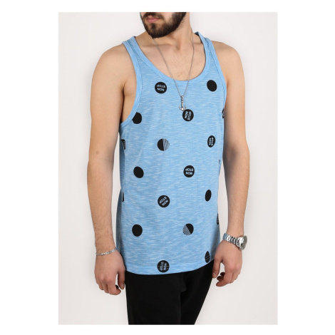 Madmext Printed Blue Undershirt 2303