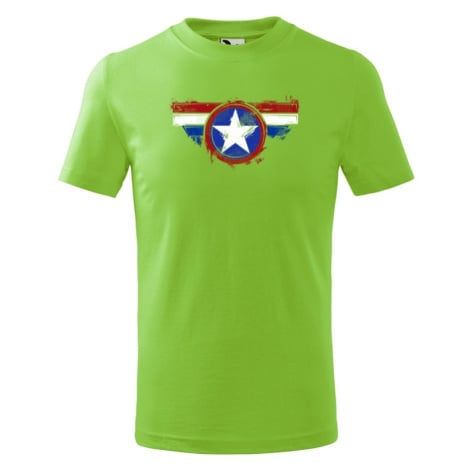 Dětské tričko pro milovníky Marvelovek -  Kapitán Amerika BezvaTriko