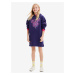 Fialové holčičí mikinové šaty s kapucí Desigual Emmline Disney - Holky
