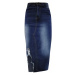Dámská džínová sukně dlouhá A1173 FashionEU