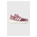 Dětské sneakers boty adidas IG0427 OZELLE EL K WONORC/CLPINK růžová barva