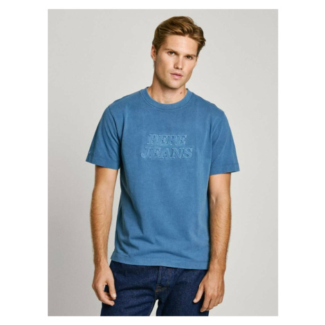 Pepe Jeans pánské modré tričko Darius PM509723579 M