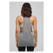 Ladies Loose Burnout Tank - darkgrey