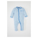 DEFACTO Baby Boy Striped Long Sleeve Cotton Jumpsuit Pajamas