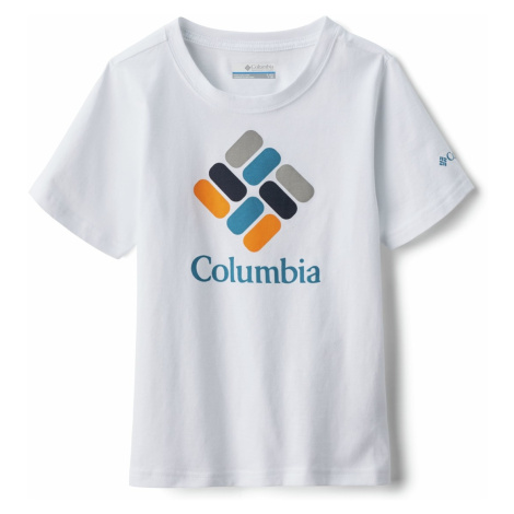 Columbia VALLEY CREEK SS GRAPHIC SHIRT Bílá