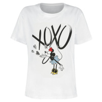 Mickey & Minnie Mouse XOXO Dámské tričko bílá