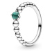 Pandora Stříbrný prsten pro ženy narozené v květnu 198867C05
