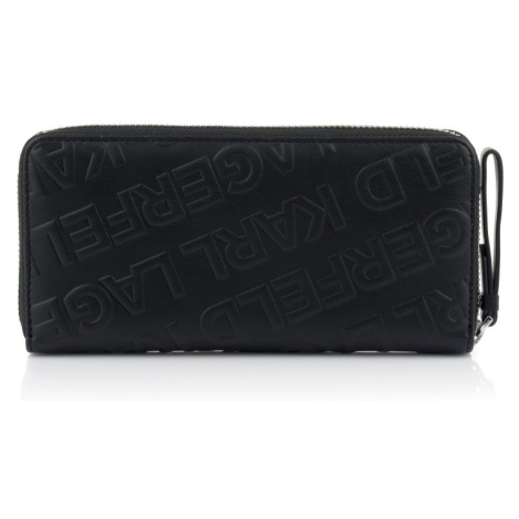 Peněženka karl lagerfeld k/essential cont zip wallet černá