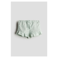 H & M - Cotton jersey shorts - zelená