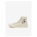 Krémové dámské tenisky Converse Chuck Taylor All Star Crafted Patchwork