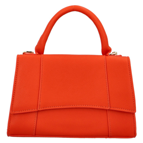 Elegantní dámská koženková kabelka do ruky Lokera, oranžová MaxFly