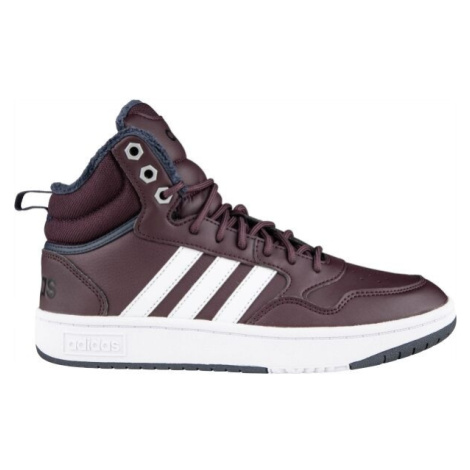 adidas HOOPS 3.0 MID WTR Dámské zimní boty, hnědá, velikost 41 1/3