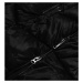 Černá dámská metalická zimní bunda (B8072-1)