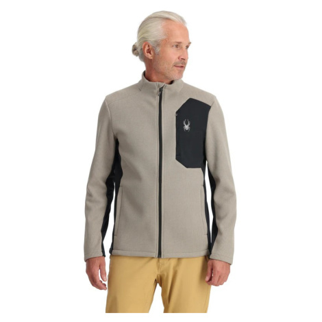 SPYDER - MEN BANDIT PÁNSKÁ FLEECOVÁ MIKINA ŠEDÁ