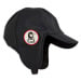 Dětská baseballová čepice Mini Rodini černá barva, s aplikací