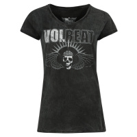 Volbeat Brainskull Dámské tričko antracitová