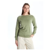 LC Waikiki Crew Neck Plain Long Sleeve Women's Knitwear Sweater