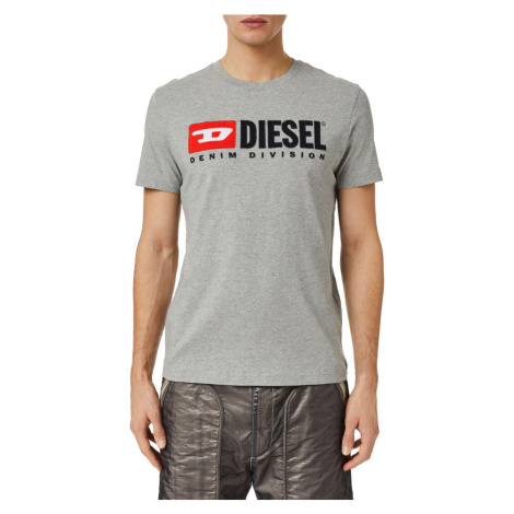 Tričko diesel t-diegor-div t-shirt šedá