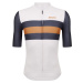 SANTINI Cyklistický dres s krátkým rukávem - ECO SLEEK NEW BENGAL - bílá/šedá