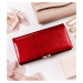 Dámská kožená lakovaná peněženka Frio, červená