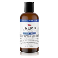 Cremo 2 in 1 Beard Wash & Softener šampon na vousy pro muže Citrus & Mint Leaf 177 ml