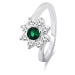 Brilio Silver Krásný stříbrný prsten se zirkony RI053WG