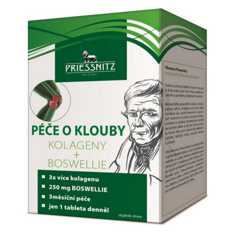 PRIESSNITZ Péče o klouby Kolageny + Boswellie 90 + 30 tablet ZDARMA