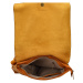 Stylový dámský kabelko-batoh Friditt, žlutá