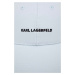 Bavlněná baseballová čepice Karl Lagerfeld s aplikací