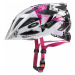 Cyklistická helma Uvex Air Wing white-pink