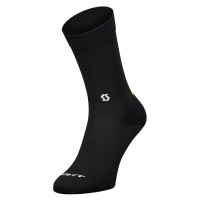 SCOTT Cyklistické ponožky klasické - PERFO SRAM CREW - černá