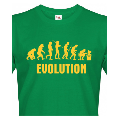 Pánské tričko Evoluce IT - ideální dárek pro všechny Ajťáky BezvaTriko