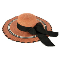 Letní klobouk Art of Polo 23150 Perea Tmavě oranžová