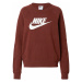 Nike Sportswear Mikina tmavě červená / bílá
