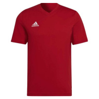 adidas ENTRADA 22 TEE Pánské triko, červená, velikost