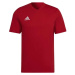 adidas ENTRADA 22 TEE Pánské triko, červená, velikost