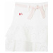 Dětská sukně Desigual bílá barva, mini, áčková