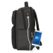 SAFTA Business dvoukomorový laptop batoh s USB portem - 15.6'' šedý