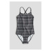 H & M - Jednodílné plavky's potiskem - černá