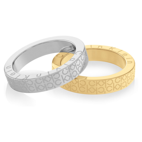 Calvin Klein Slušivá souprava ocelových prstenů Iconic for Her 35000444 56 mm