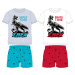 Jurský svět - licence Chlapecké pyžamo - Jurský svět 5204103, bílá / červená Barva: Bílá