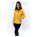 Žlutá bunda s vysokým stojáčkem model 8237785 - LHD