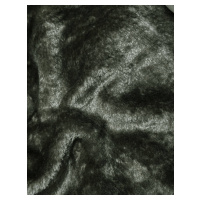 Dlouhá dámská zimní bunda v khaki barvě (V725)