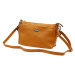 Kožená crossbody kabelka MiaMore 01-016 camel