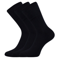 Lonka Finego Unisex ponožky s volným lemem - 3 páry BM000001470200101092 tmavě modrá