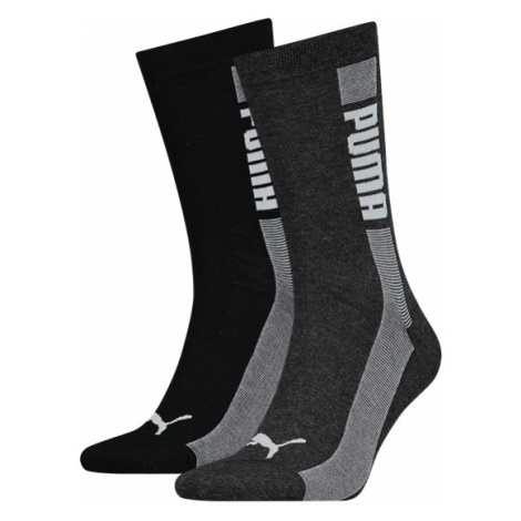 Puma SOCK 2P UNISEX Ponožky, černá, velikost
