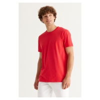 ALTINYILDIZ CLASSICS Men's Pomegranate Flower Slim Fit Slim Fit Crew Neck Cotton T-Shirt