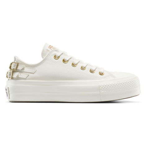 Converse Chuck Taylor All Star Lift Platform Buckle Ženy - Tenisky Converse - Bílá - A11866C-4 -