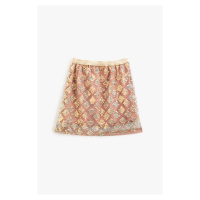 Koton Girls' Patterned Skirt