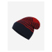 Červeno-modrá pánská pruhovaná čepice Hannah
